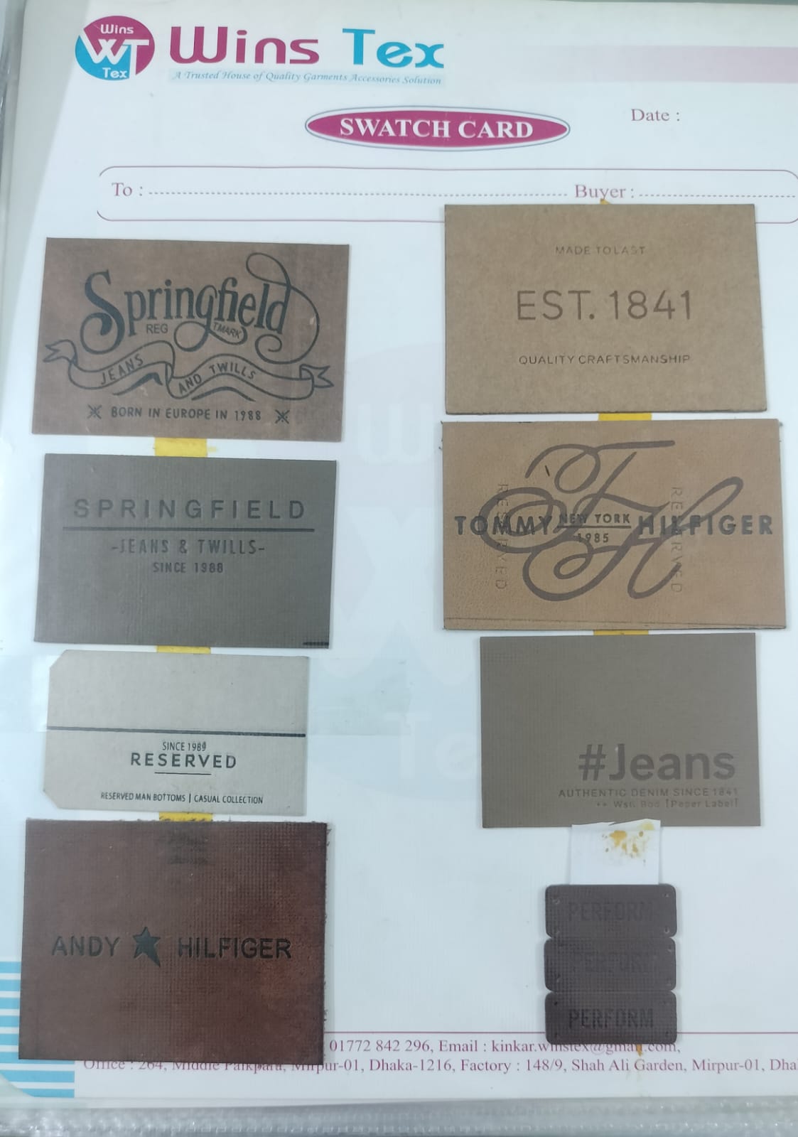 LEATHER PATCH